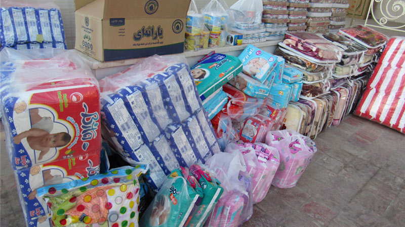 ارسال کمکهای نقدی و غیر نقدی همیاران راه آسمان به مناطق زلزله زده کرمانشاه