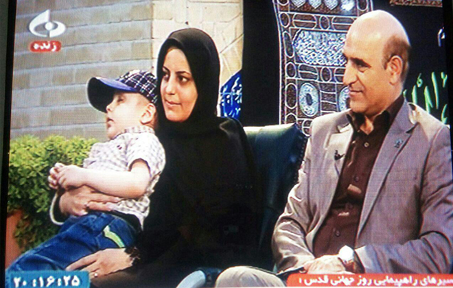 حضور آقای صدیقی و خانم دکتر اقوامی به همراه خانواده محترم منیری در برنامه زنده تلویزیونی97/3/17