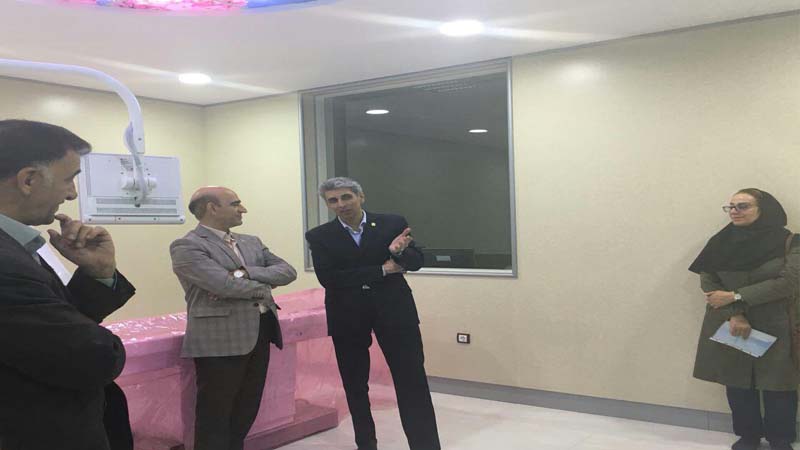 بازدید سرپرست محترم دانشگاه علوم پزشکی استان سمنان ،از مرکز در شرف تاسیس پزشکی هسته ای راه آسمان