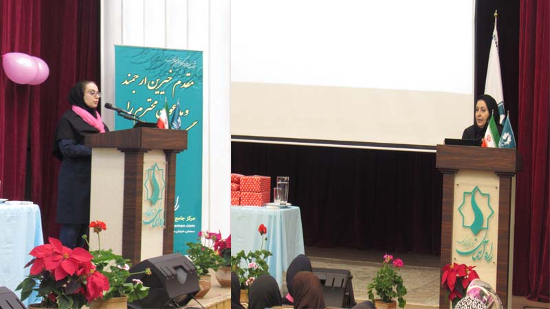 حضور مدرسان افتخاری راه آسمان در همایش ملی سرطان پستان به همراه آموزش و سخنرانی 26 مهر