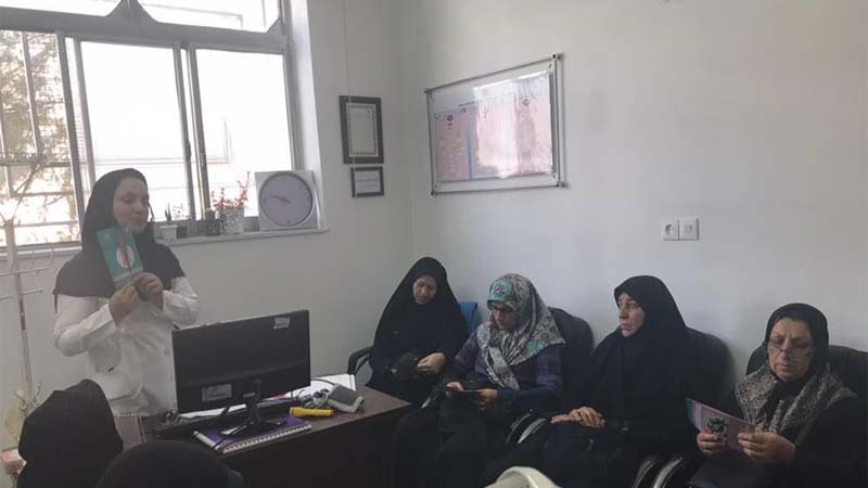 برگزاری جلسه آموزشی توسط مدرس راه آسمان در درمانگاه شهید مطلبی11 مهر 97