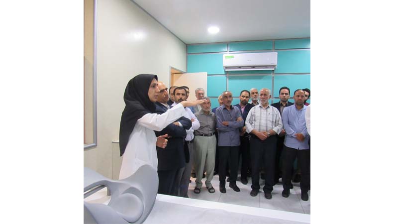 بازدید خادمین حرم رضوی و نمایندگان آستان قدس رضوی از مرکز پزشکی هسته ای راه آسمان