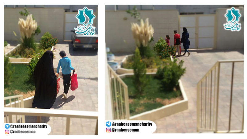 توزیع پک های لوازم التحریر و آغاز ماه مهر با لبخند دانش آموزان تحت پوشش بنیاد راه آسمان