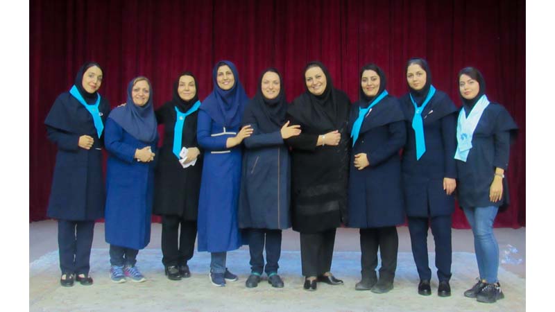 حضور مدرسین افتخاری و کارکنان راه آسمان در پویش ملی مبارزه با سرطان پستان