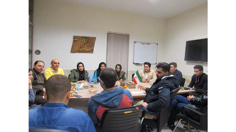 جلسه تقدیر از کمیته دانشجویی جهت تلاش های خالصانه شان در برگزاری جشن شب یلدای آسمانی