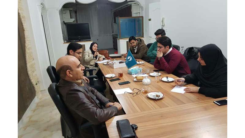 جلسه کمیته دانشجویی در دفتر مدیریت توسعه مشارکتهای بنیاد