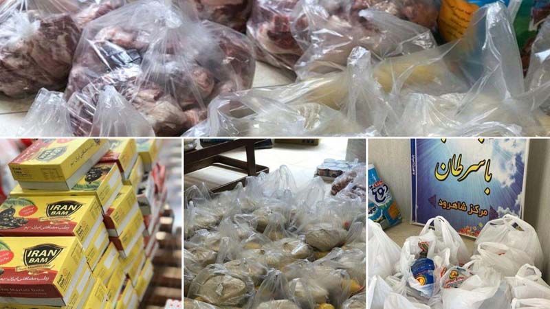 توزیع ۵۰ سبدکالا و بسته بهداشتی در آستانه ماه مبارک رمضان به خانواده های تحت پوشش در شاهرود