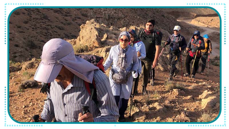 پیمایش و کوهپیمایی انزو شهمیرزاد توسط گروه همنوردان راه آسمان 
