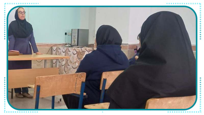 برگزاری جلسه آموزشی راه آسمان در دبیرستان ایران سمنان
